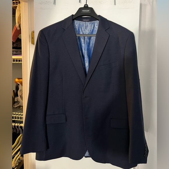 Adolfo Blue Men’s Suit - Picture 1 of 9